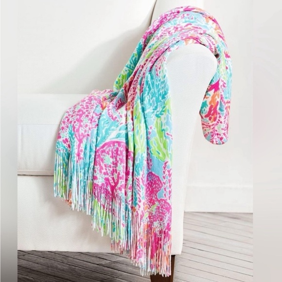 Lilly Pulitzer x Pottery Barn Lets Cha Cha Throw